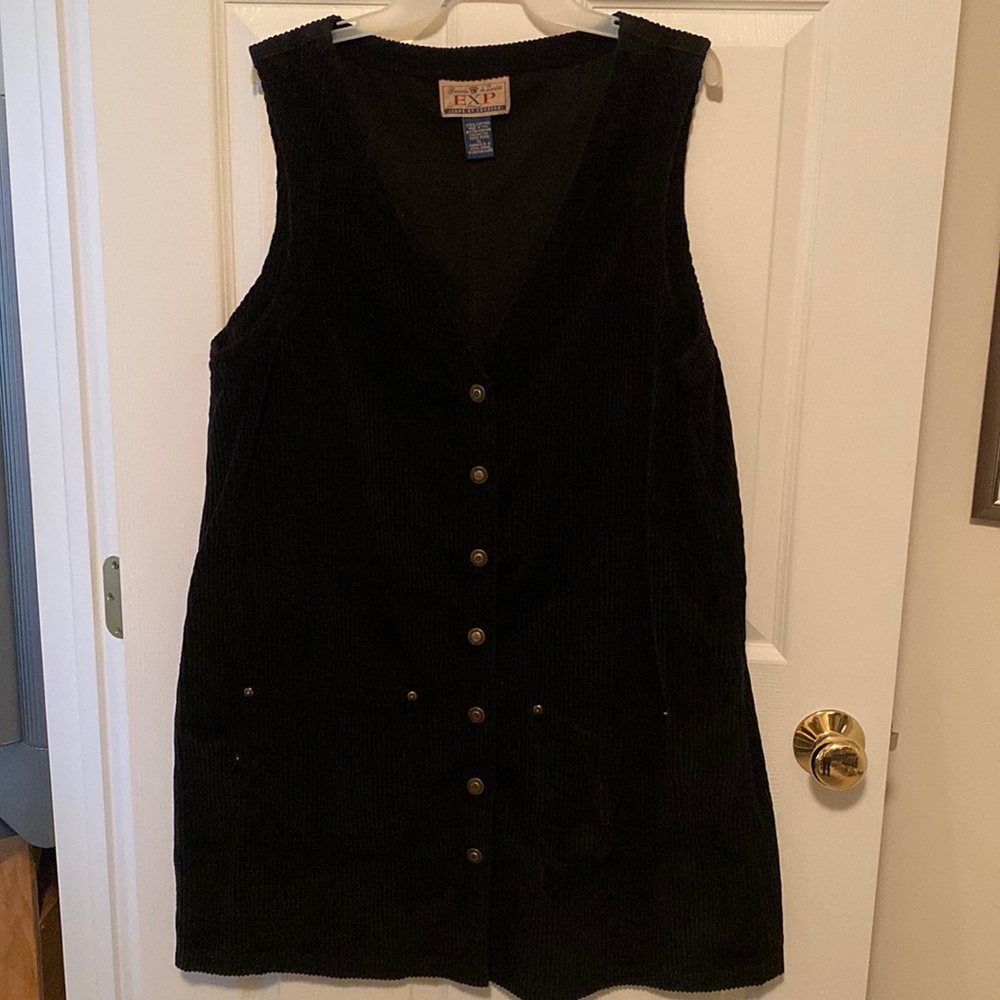 Vintage Corduroy Sleeveless Dress